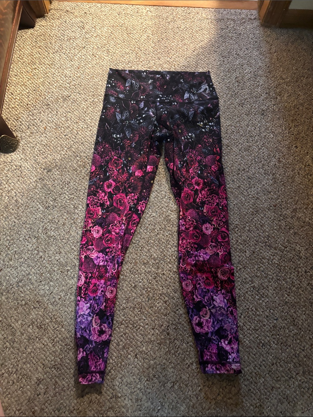 lululemon athletica Align' Floral Ombre Leggings - Pink & Purple